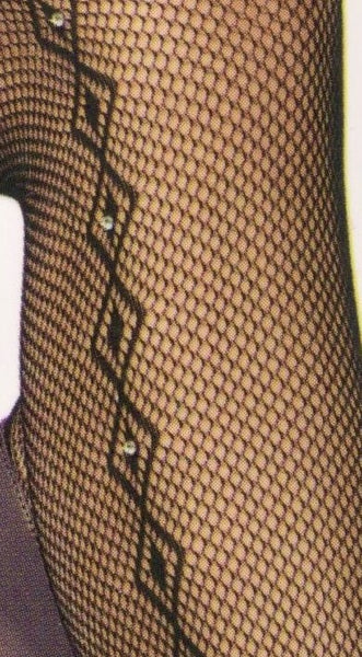 Pantimedias de Red con Piedritas Mouline 1002
