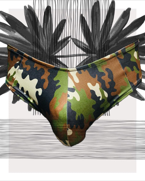 Cachetero camuflaje militar