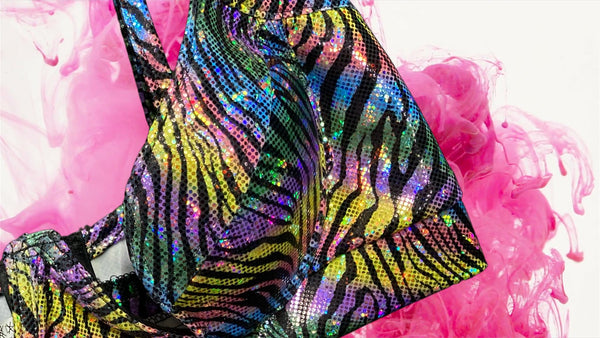 Bustier animal print Holograma