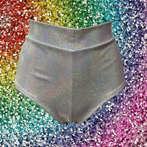 Short cachetero alto holograma