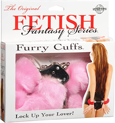 Esposas metálicas con peluche FETISH