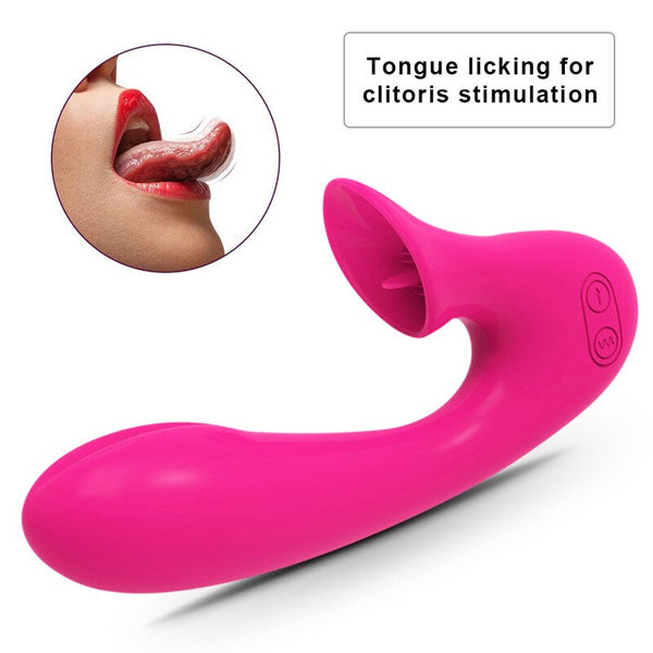 Vibrador con estimulador de clítoris