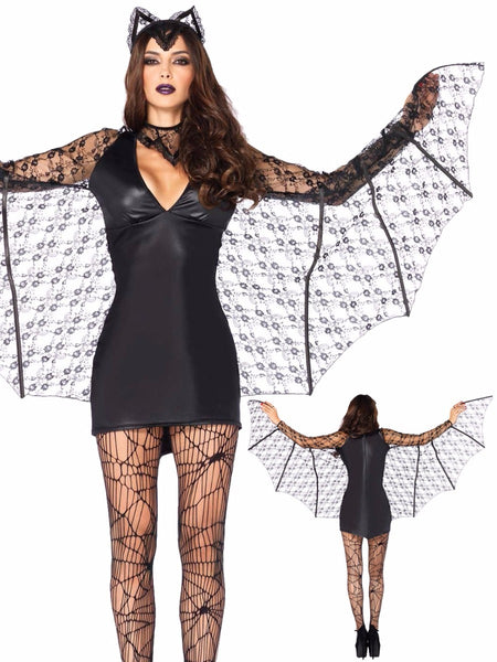 Disfraz de Murciéalaga de vestido Leg Avenue 85241